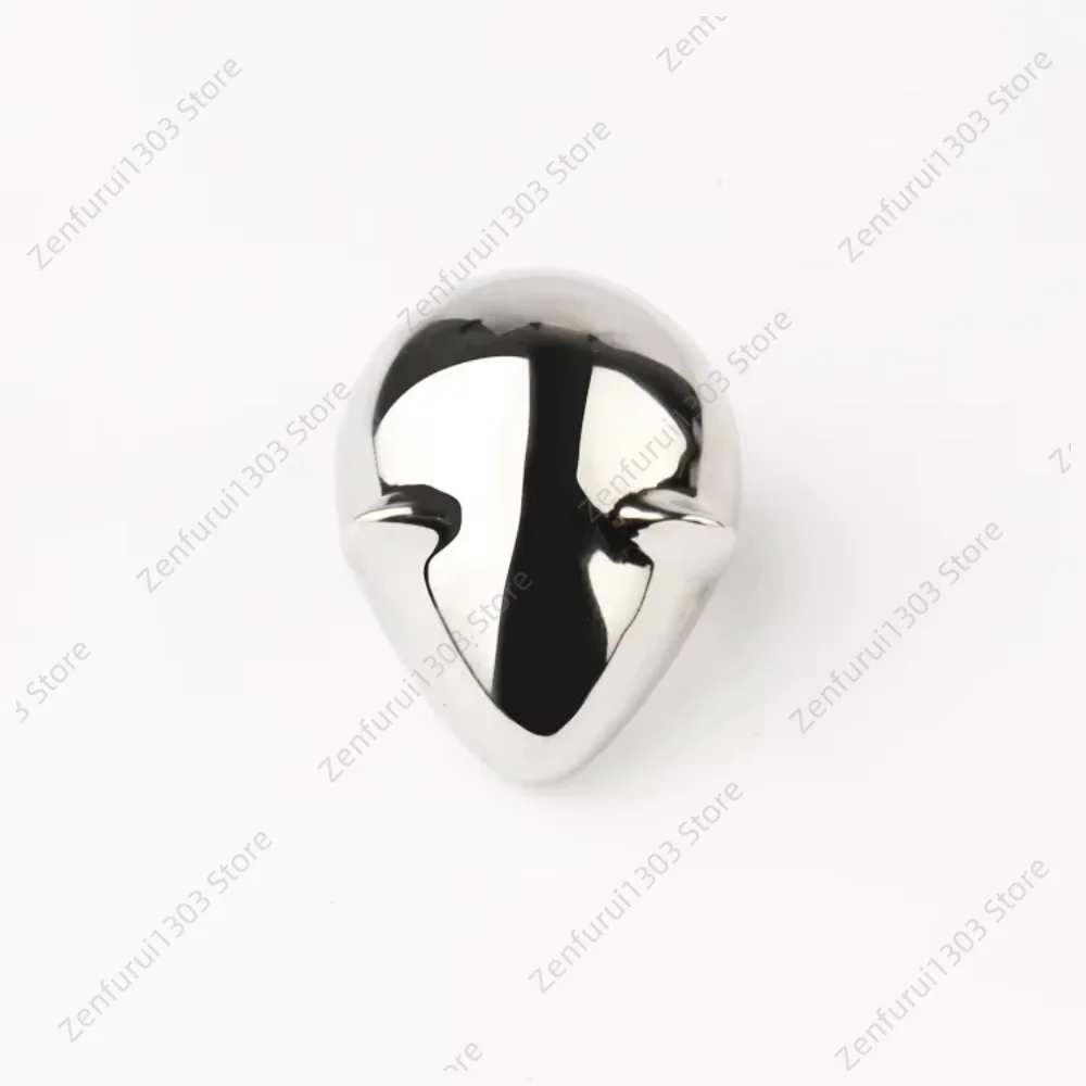 Stainless Steel Weighted Cable Clip Desktop Wire Organizer White Design Office Desk Accessory Silver Finish Creative Holder