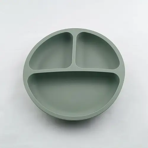 Baby Safe Silicone Dining Plate Suction Cartoon Children Dishes Feeding Toddler Training Tableware Retro Kids Smile Face Bowl - Image 8