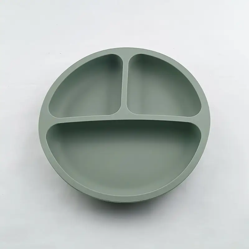 Baby Safe Silicone Dining Plate Suction Cartoon Children Dishes Feeding Toddler Training Tableware Retro Kids Smile Face Bowl - Image 8