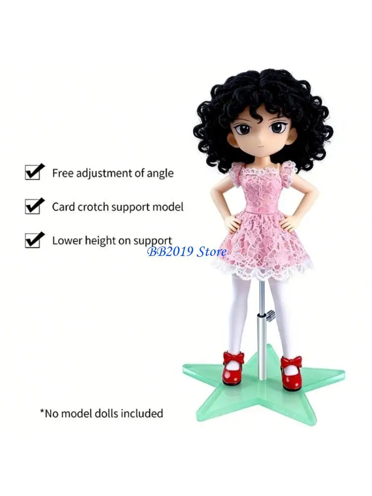 

Q0KB Creative Star Base Ball Joint Doll Display Stand For 1/8 1/12 Action Figures