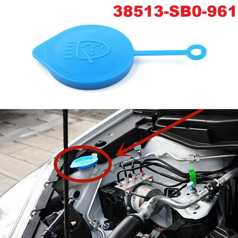 4X Windshield Wiper Washer Fluid Reservoir Tank Cap For Honda Civic CITY CRV CRX FIT 38513SB0961 38513-SB0-961