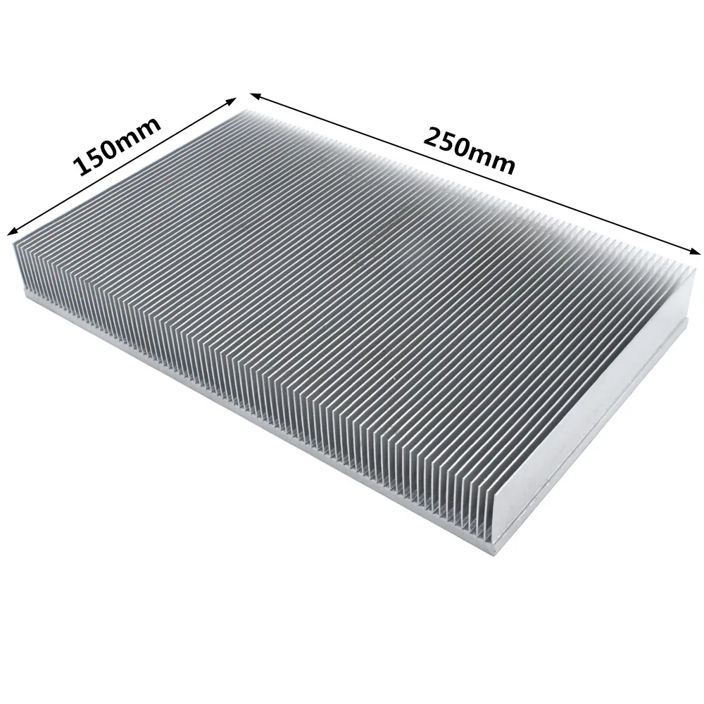250x150x30mm Aluminum Skiving Fin Heatsink Heat Sink Radiator Cooling for Electronic LED LCD Heat Dissipation