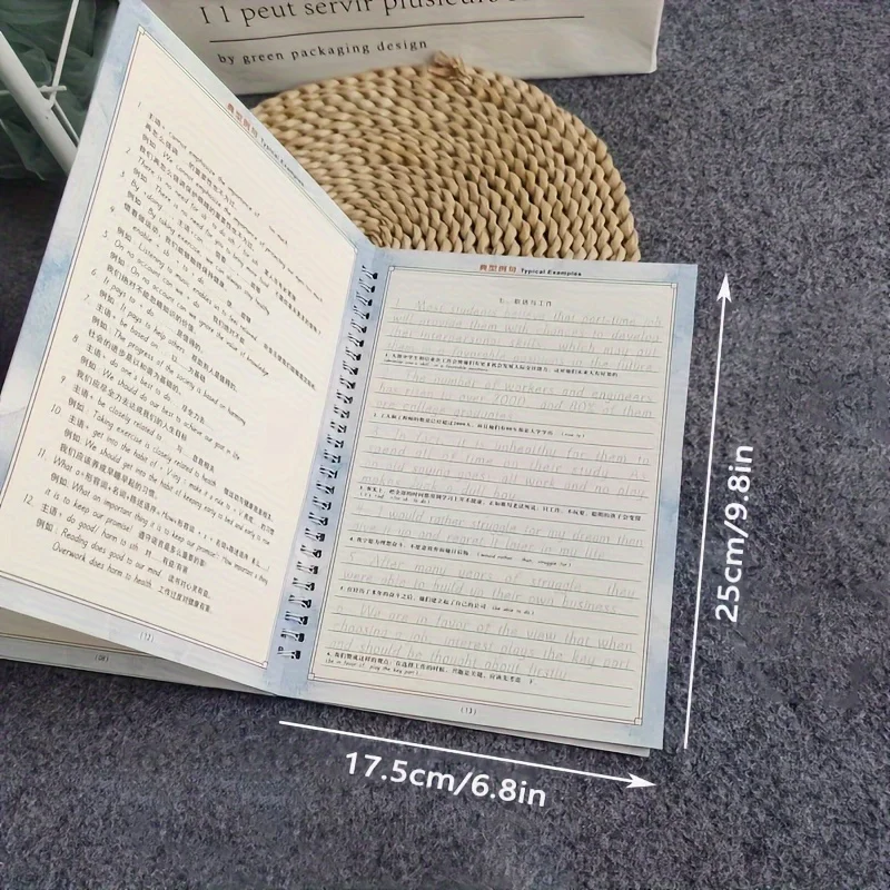 Reusable Italic Script Practice Copybook - English Alphabet & Calligraphy Handwriting Book for Improved Penmanship, Mixed Colors