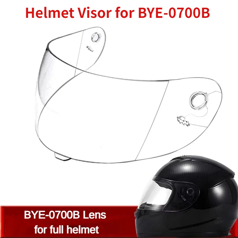 BYE 0700B Helmet Visor Scooter Windshield Glass Mask Motorcycle Full Face Helm Shield Base Accessory