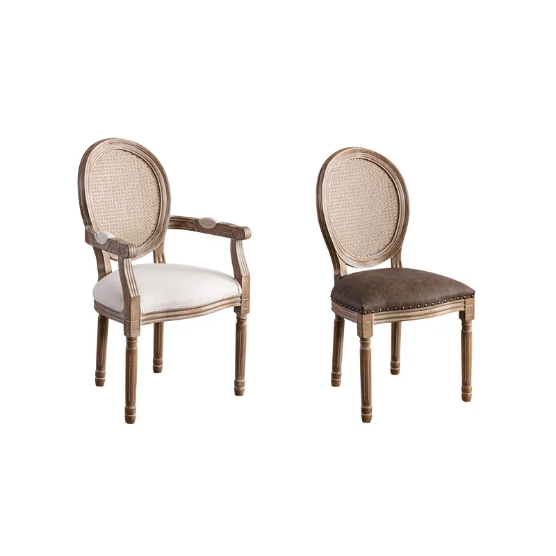 

Table and chair café hotel dining chair desk, armchair rattan chair dining table