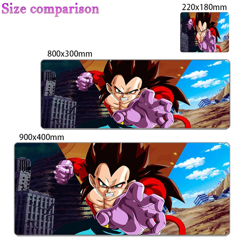 

Большой игровой коврик для мыши DBZ Dragon Ball Z, аниме-коврик для ПК, компьютера, геймеров, для CS GO, LOL, XXL, для ноутбука, кавайный коврик для мыши