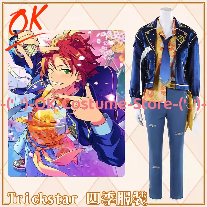 

[Customized Size] Ensemble Stars Trickstar Hokuto Hidaka Subaru Hoshikawa Makoto Yuuki Mao Isara Cosplay Costume Party Uniform
