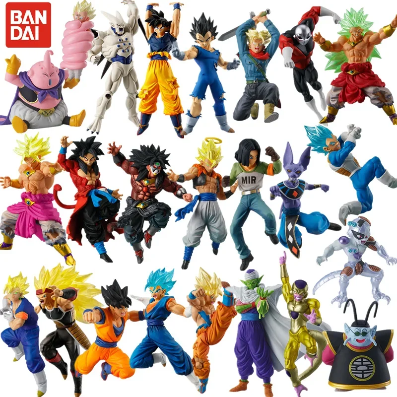 Bandai-Modelo de Dragon Ball, Boneca HG Super Gacha, Neto de Cabelos Prateados, Goku, Haiiro, Vegeta, Deuses da Destruição, Beerus