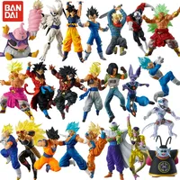 Bandai Dragon Ball HG Super Gacha Doll Silver-haired grandson Goku Haiiro noJiren Vegeta Gods of Destruction Beerus Figure Model