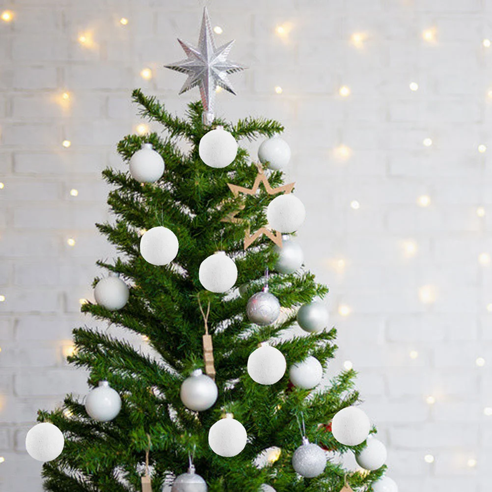 500 Pcs Foam Craft Wedding Christmas Tree Ornaments Polystyrene Forms White Shapes