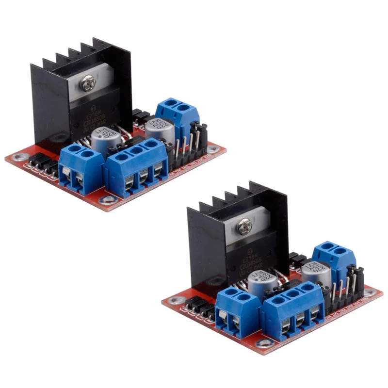 APPLIA-2Pack L298N Motor Drive Controller Board Module Dual H Bridge DC Stepper For Ar-Duino Electric Projects Smart Car Robot