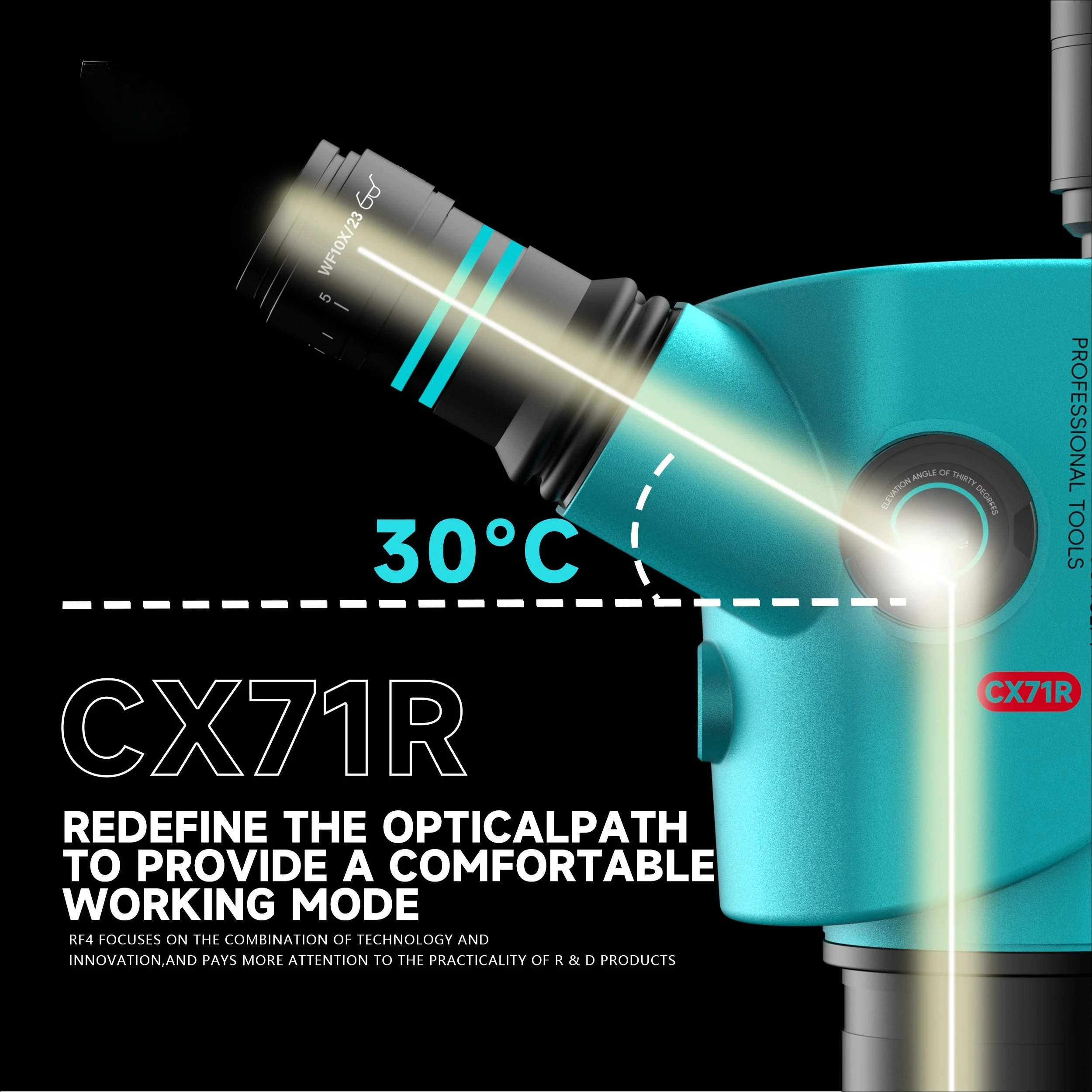Microscope 6-65 variable magnification high definition trinocular stereo optical microscope high definition maintenance