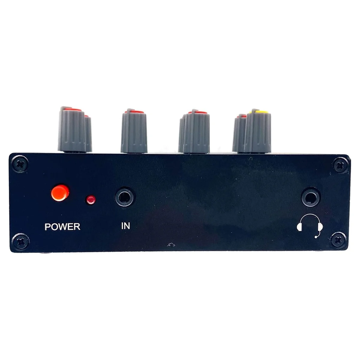 EQ-7 Audio Signal Headset Amplifier 7-Band EQ Equalizer 2 Channel Digital Sound Equalizer +12V Power Adapter US PLUG