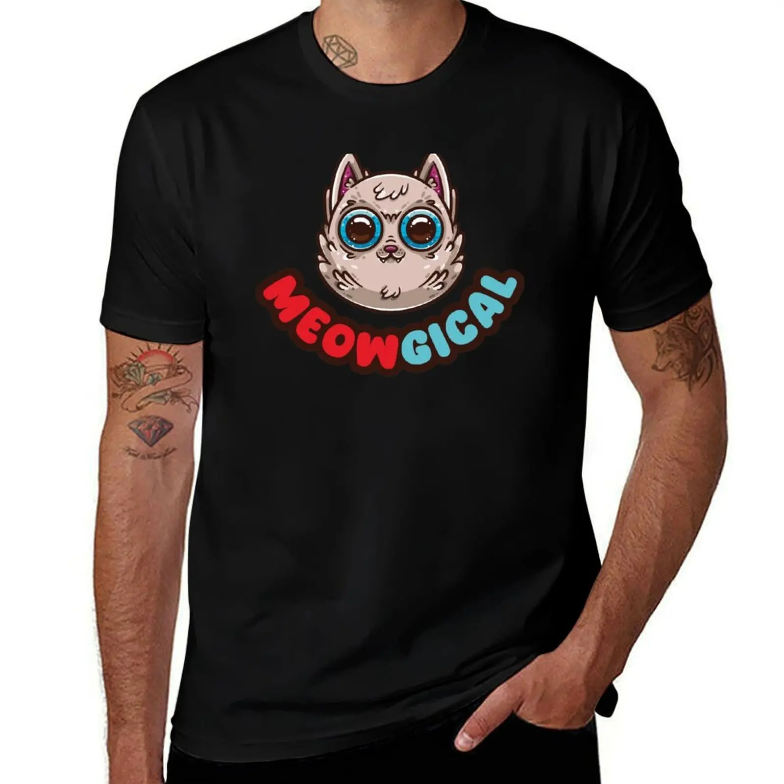 Siamese Cats - Animal Head Illustrations T-Shirt Relaxed Casual Short Sleeve Tee T-Shirt