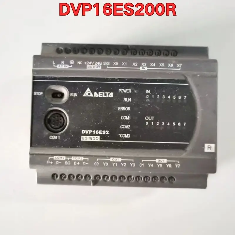 

Second-hand PLC module DVP16ES200R function test is normal