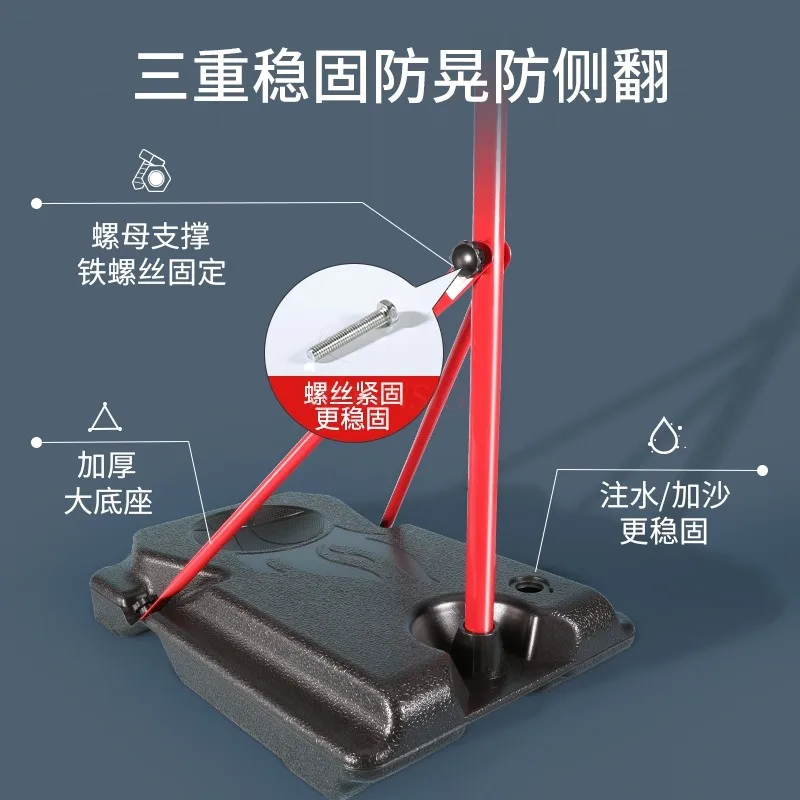 Marco de baloncesto para niños, marco de pelota azul animado para interiores, marco de tiro, juguetes de pelota para niños, montado en la pared