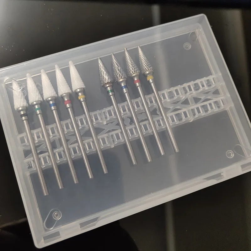 مخروط السيراميك كربيد مسمار مثقاب الخشب تدوير لدغ طحن أداة قص الأظافر بت آلة الحفر الكهربائية لأدوات مانيكير وباديكير #6