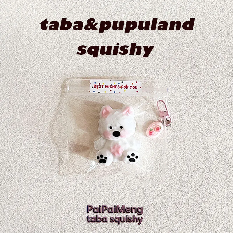 

[Buy 3Get 1 Free] White West Highland Terrier ToyCute,Stress-Relieving,Non-Toxic,Food-Grade Silicone, Handmade,Slow-Rising Toy