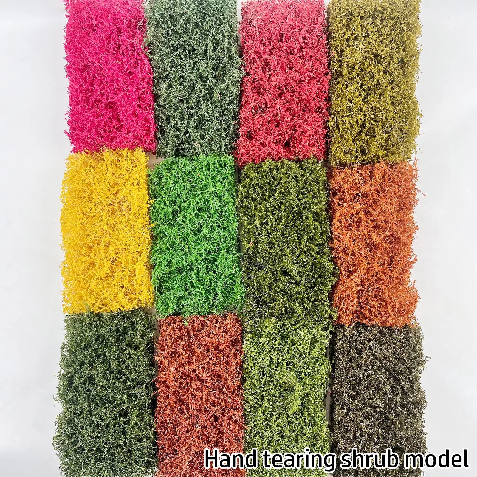 2 см миниатюрные кусты, листва, модель растительности, трава, ручная слеза, кусты, пейзаж, сделай сам, железная дорога/влажнение, декор, диорама