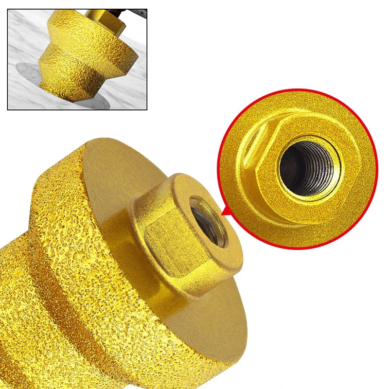 Brazed Pagoda Drill Bit M10 M14 Brazed Diamond Tower Drill Tile Stone Rock Plate Drill Reaming Integrated Bit Diamond Tools