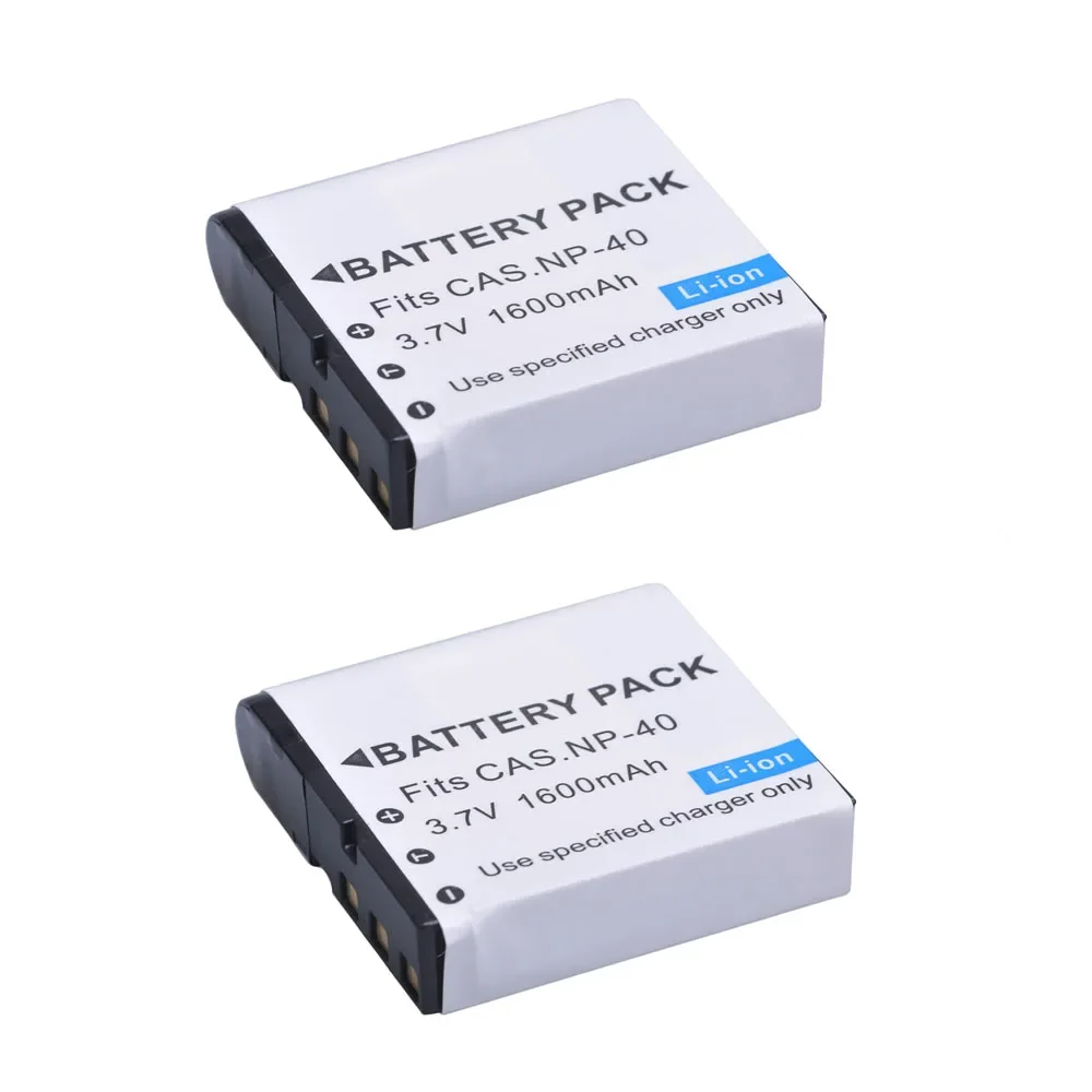 1600mAh Digital Camera NP 40 Battery CNP40 NP-40 for EX P Z1050 Z200 Z750 Z1000 Z1200 Z1080 Z30 Z40 Z50 Z55 Z57 FC100 Z700 Z600