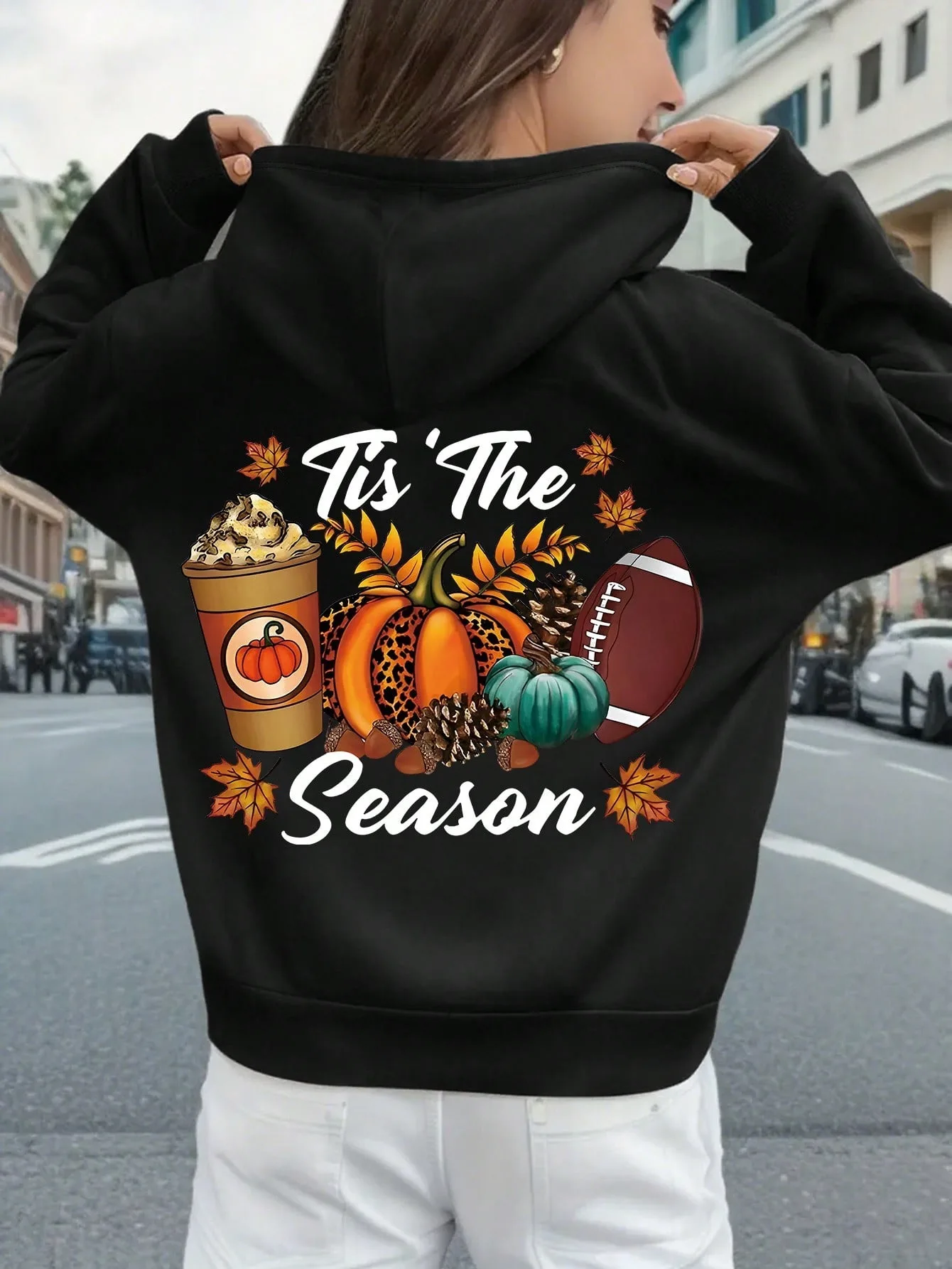 

Мужской и женский топ с принтом больших размеров, свободный повседневный, мягкий, удобный и дышащий, свободный пуловер с капюшоном для занятий спортом на открытом воздухе