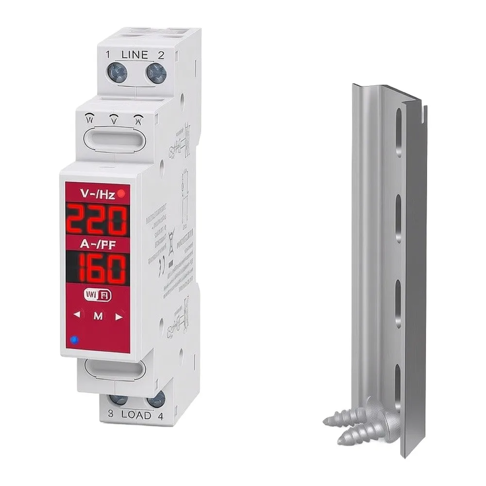 16A 2P WiFi For Smart Circuit Breaker With Energy Monitoring Remote Timers Control For Tuya Home Electrical Safety Device