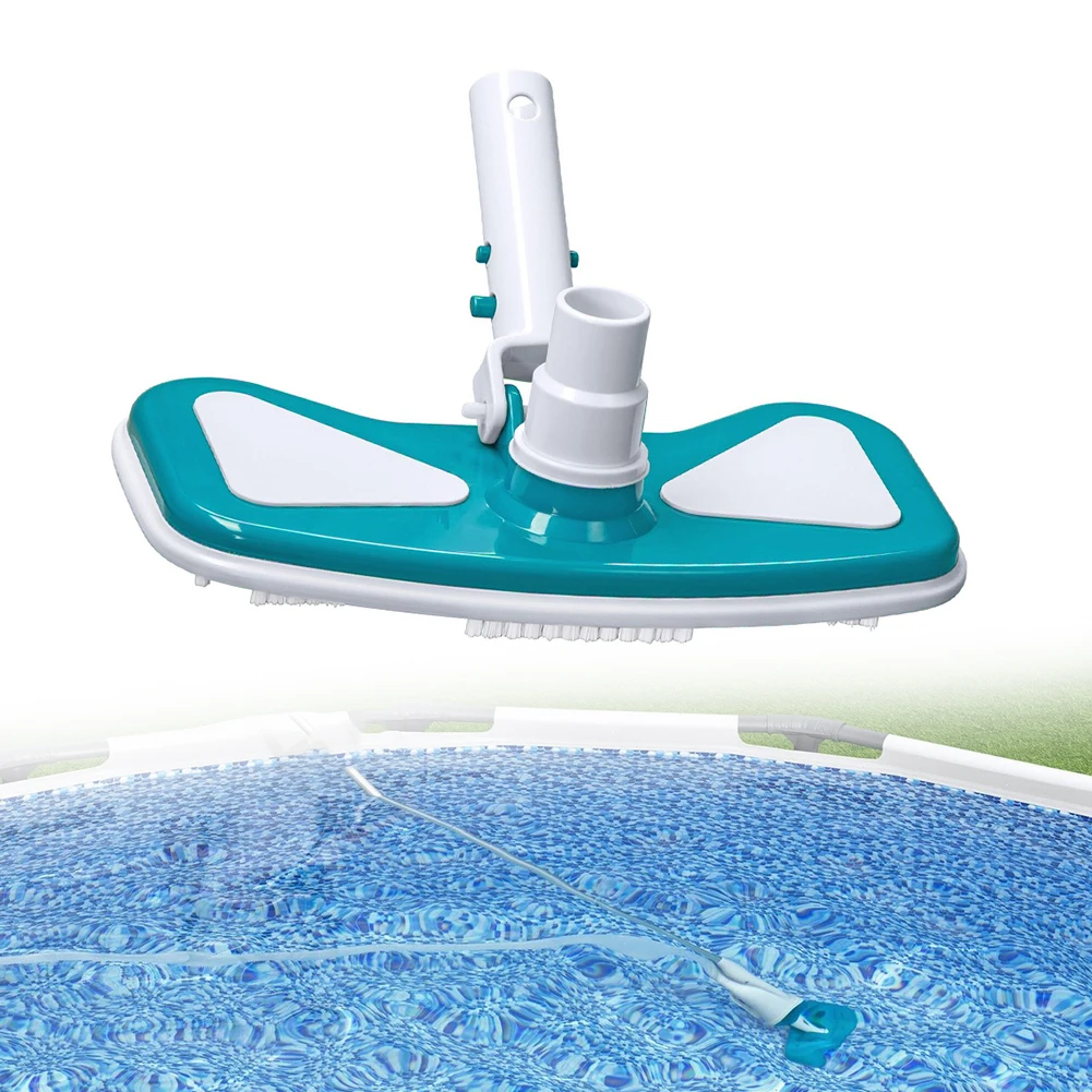Pool Vacuum Head Brush - /수영장/진공청소기/지상 수영장용 헤드 블루 화이트 나일론