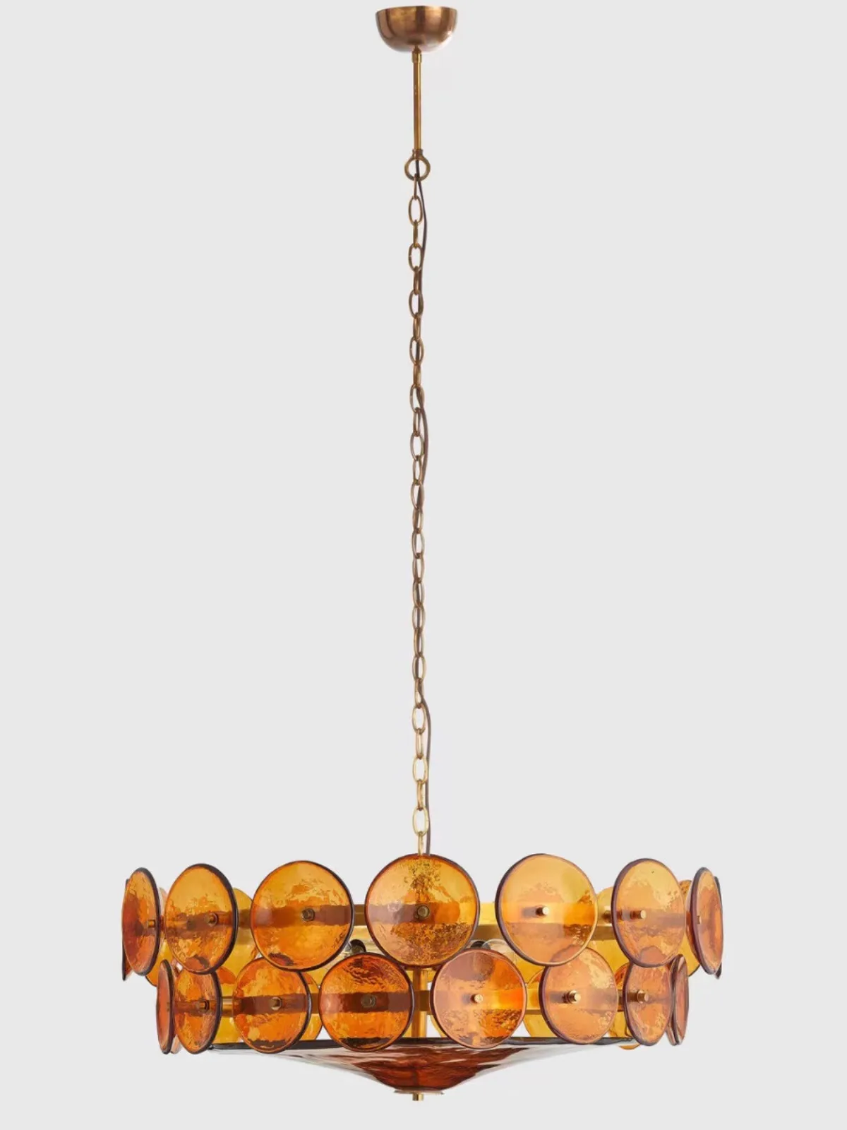 nordic classic amber glass chandelier decoracao para casa vintage lampadas suspensas para teto sala de estar iluminacao retro 2024 01