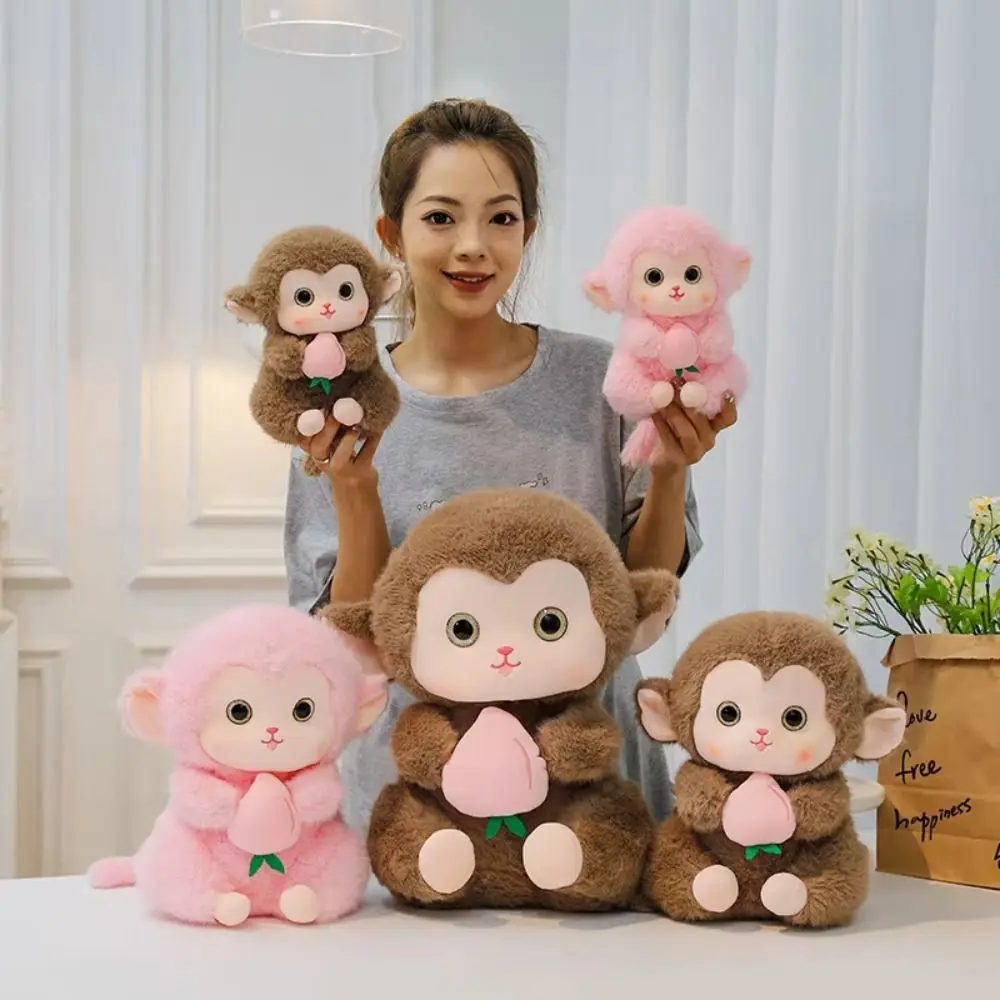 

Super Soft Monkey Stuffed Pillow Cartoon Simulation Monkey Doll 20cm Kawaii Monkey Stuffed Animals Girlfriend