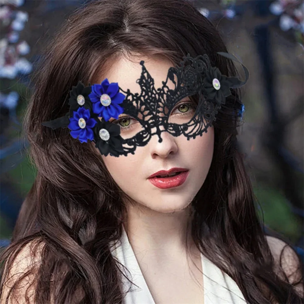 Nuova maschera sexy in pizzo nero maschera di carnevale per feste accessori donna maschera per occhi neri cosplay matrimonio mascherata di Halloween