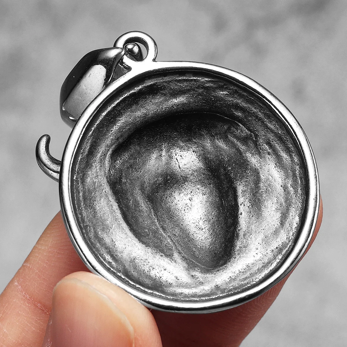 Cattle Bull Head Men's Stainless Steel Pendant Necklace Fitness GYM Strength Symbol Animall Punk Jewelry Gift Wholesale view 4