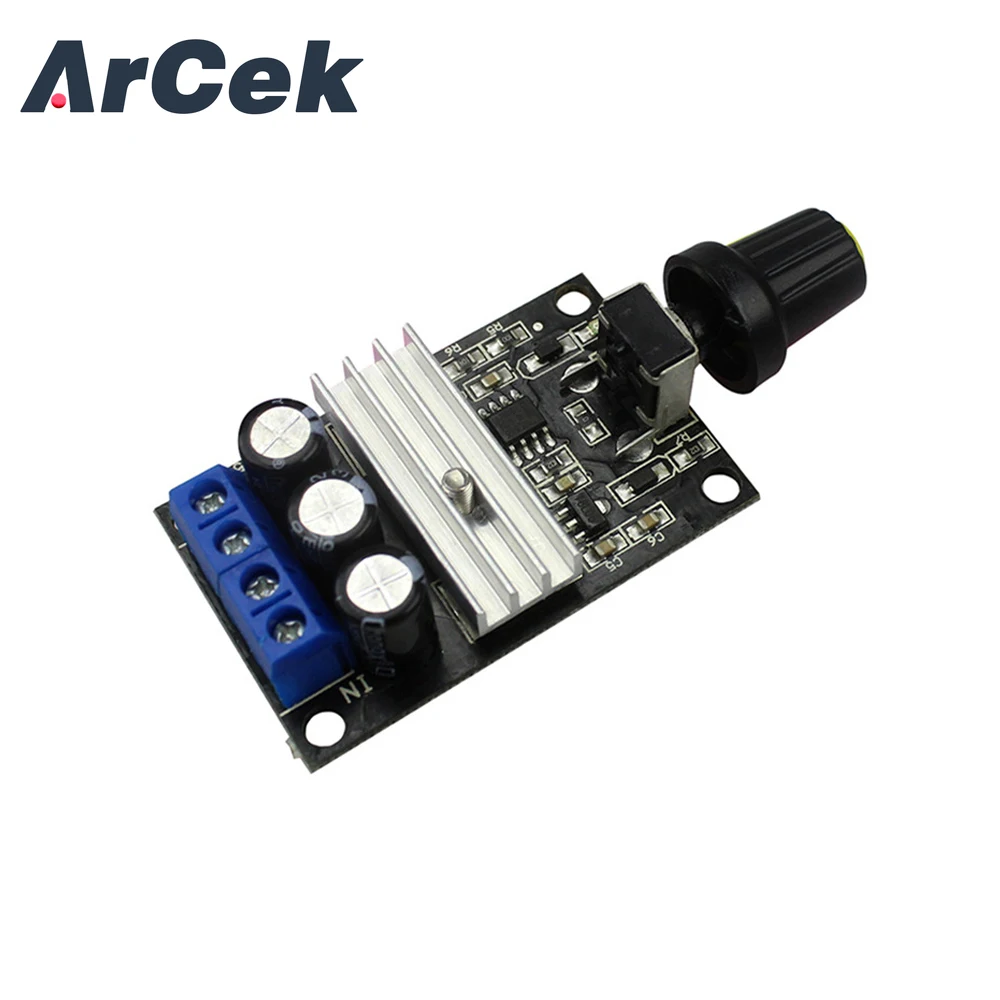 PWM 6V-28V 3A DC Motor Speed Controller Regulator Adjustable Variable Speed Control Switch Fan DC Motor Governor 80W 12V 24V