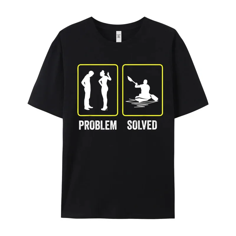 Funky Mens Funny Kayak Shirt Great Casual Short Sleeve Tshirts Summer O-Neck Premium Cotton Tees Gift Idea Tops Shirt Print