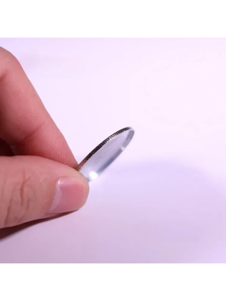 Tours de Magie en demi-Dollar (tête), coque élargie, pièce de monnaie qui disparaît, accessoires de Magie, gros plan, accessoires d'illusion, 1 pièce