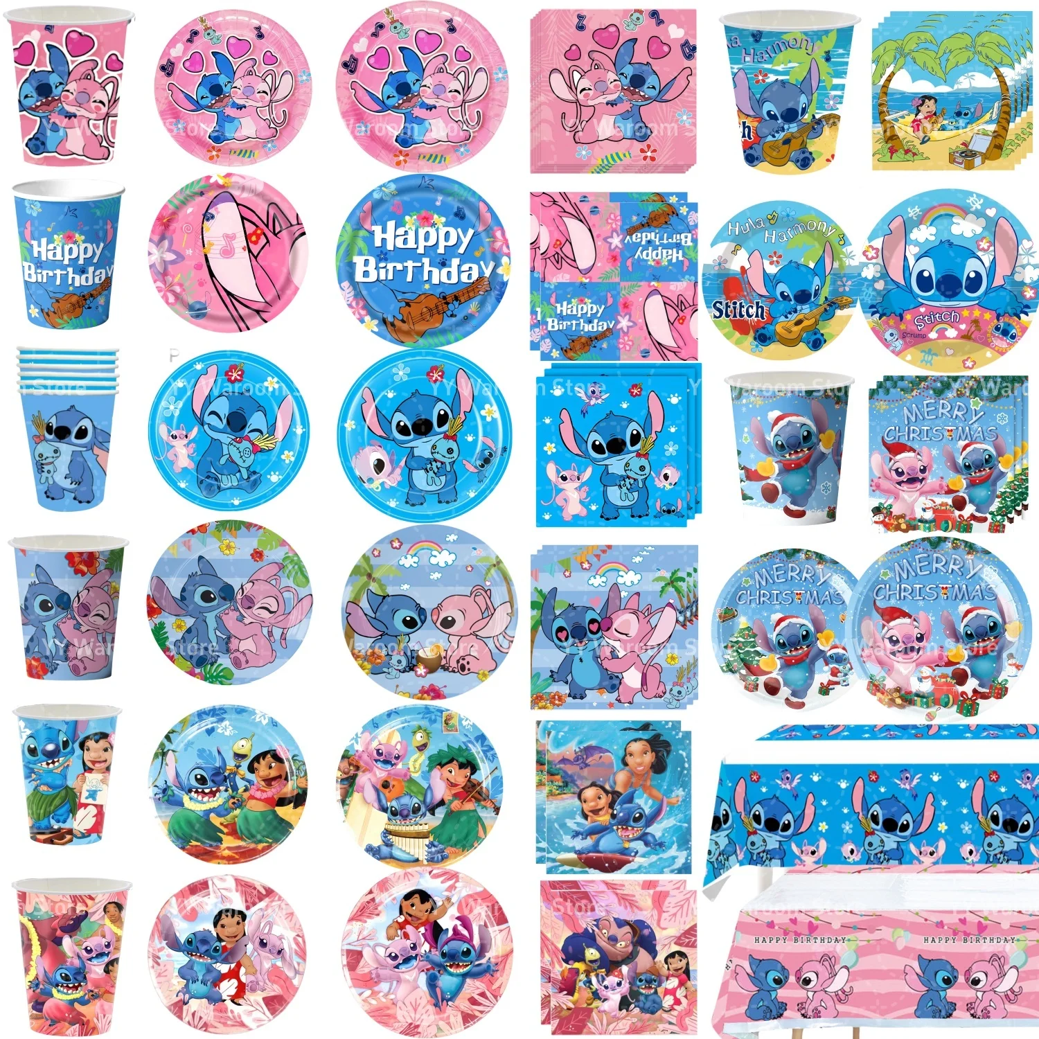 

Thirst for Lilo and Stitch Party Plates Lilo and Stitch Birthday Set Decor Napkin Stitch Paper Cup Lilo and Stitch Party Favours