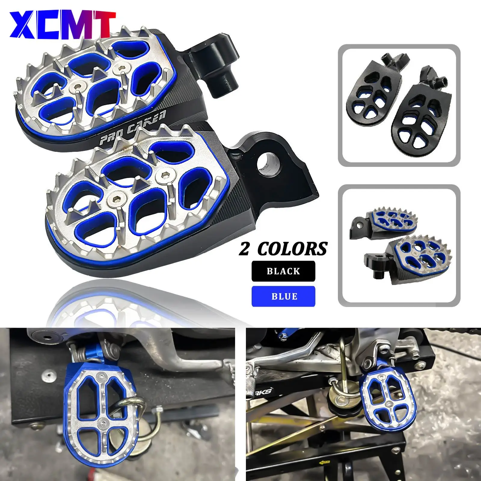 Motorcycle CNC Foot Peg Pedal Footrest For YAMAHA YZ 85 125 250 YZ85 YZ125 YZ250 WR250F WR 250F 1999-2015 YZ450F 2004-216