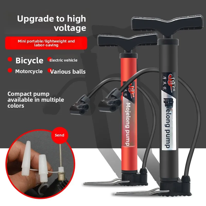 

Compact portable air pump, suitable for household electric vehicles, bicycles and electric motorcycles, universal inflation tube