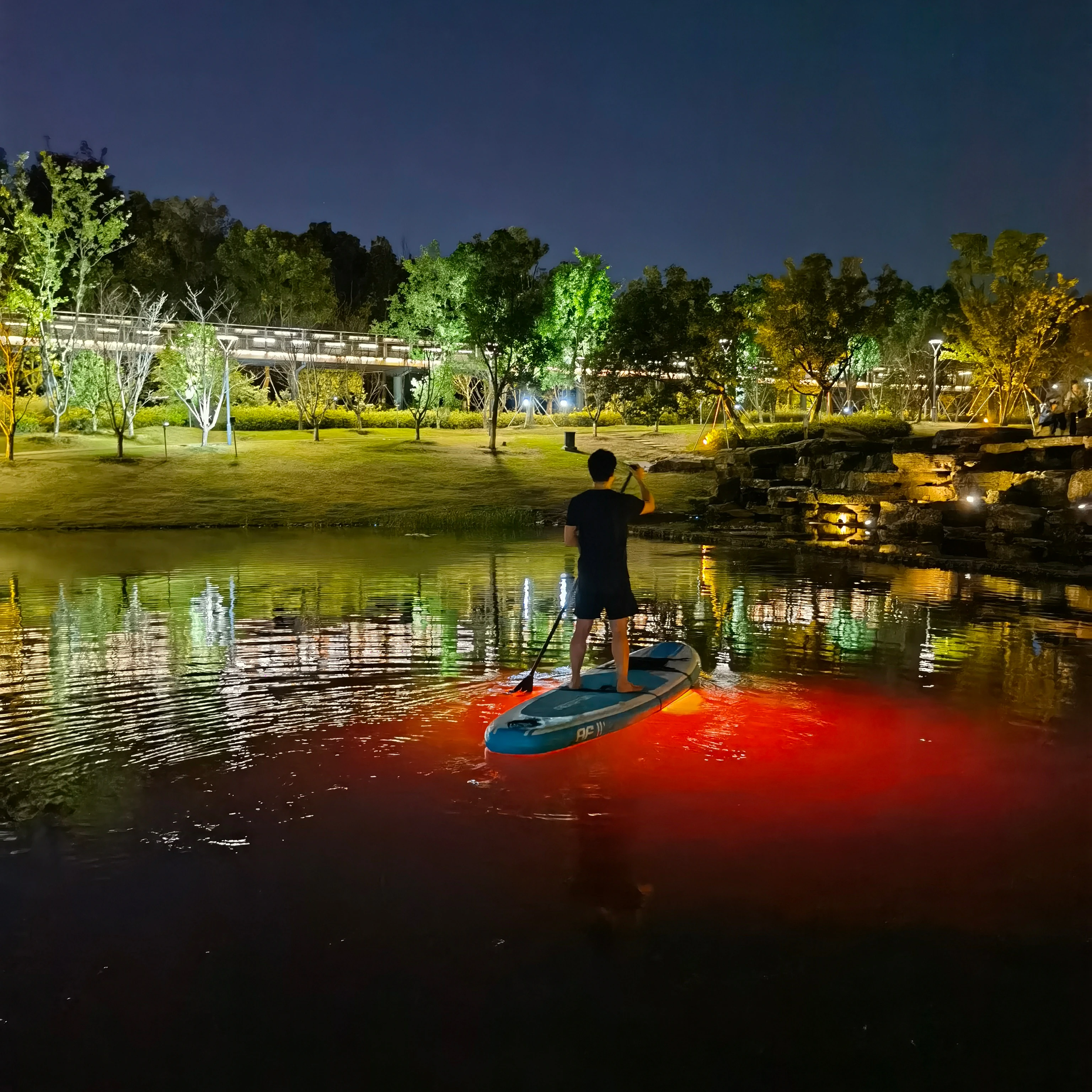

Night Tour LED Light Stand-Up Paddle Board SUP Accessory for Enhanced Paddling Experience