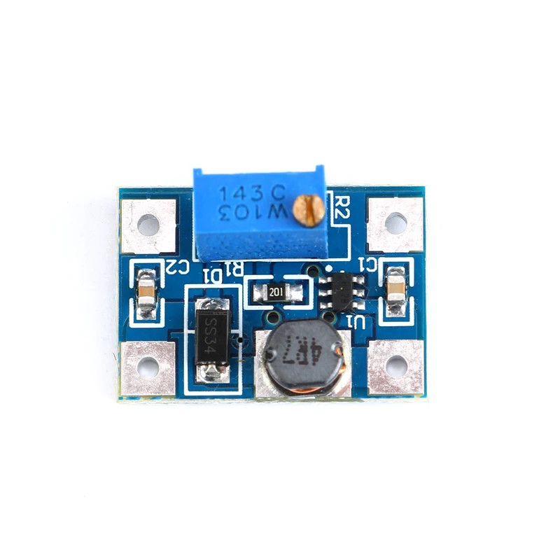 G33 SX1308 Step-Up DC-DC Boost Converter Boost Module Adjustable Regulated Power Supply Module for DIY Kit