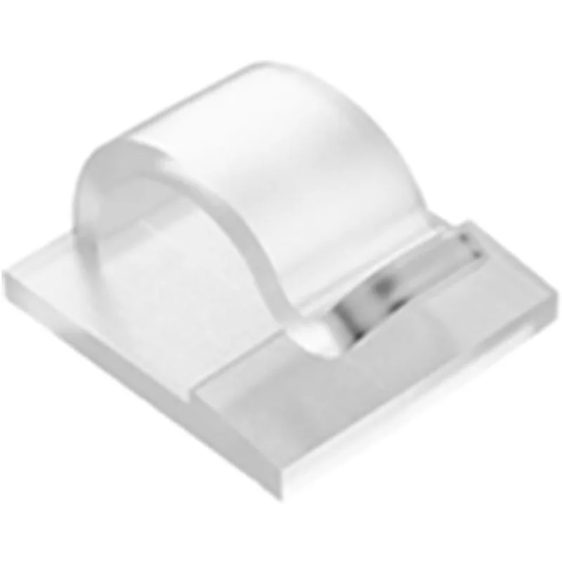 30PCS Adhesive Cable Wire Clips Clear Cable Outdoor Cable Management Wire Organizer Cord Holder for Under Desk Car Wall TV Cable