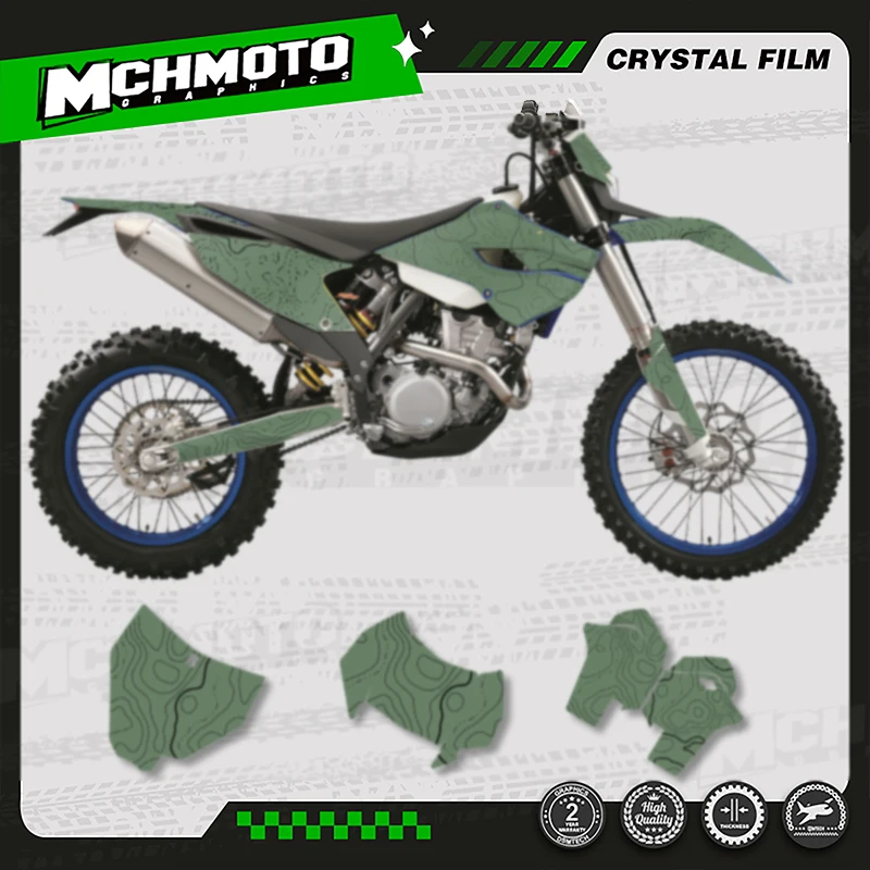 

MCHMFG для HUSABERG 2013 2014 TE мотоциклетные графические наклейки, наборы наклеек, фон на заказ 13-14 010