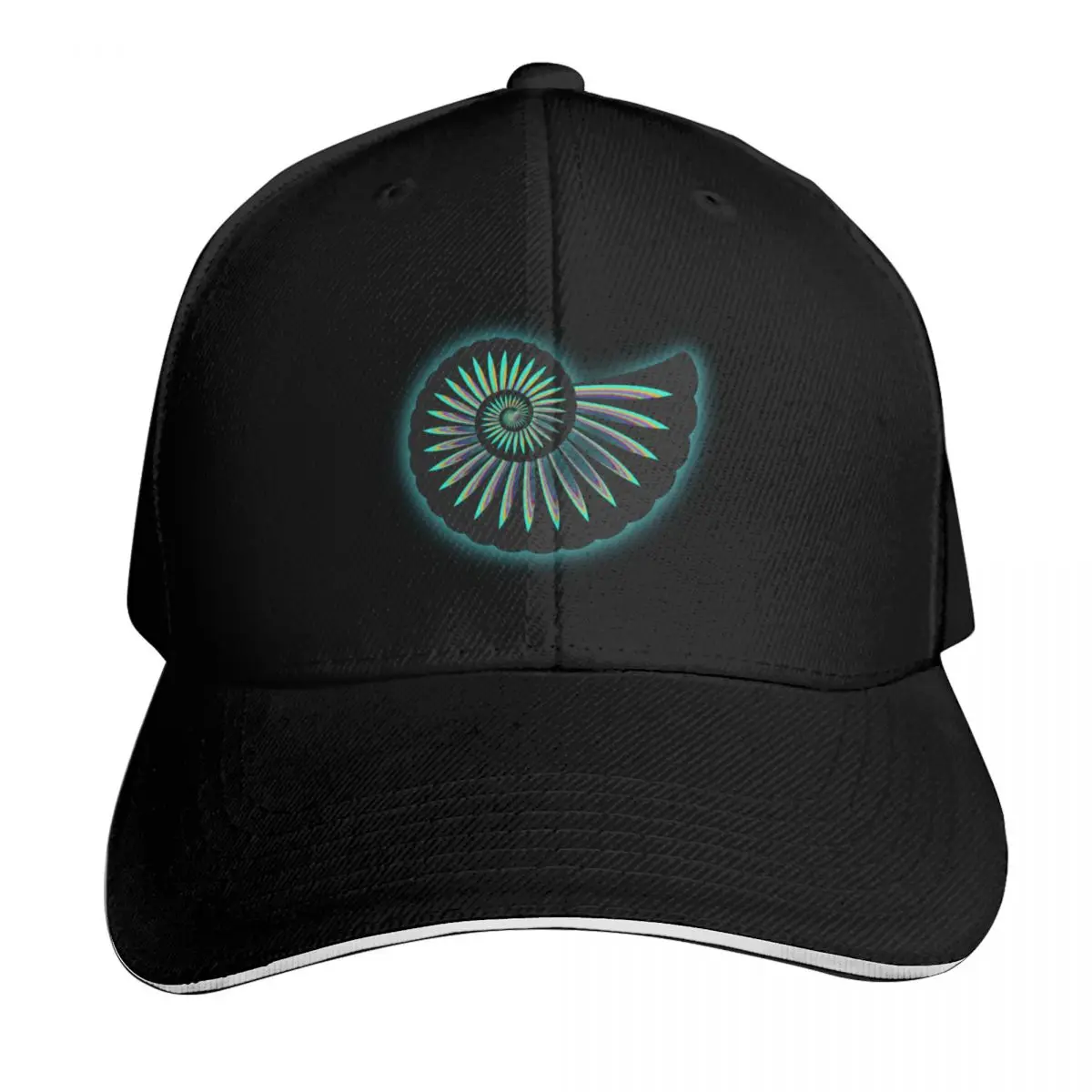 Coloured Ammonite Baseball Cap Quick Dry Performance Cotton Twill Breathable Contrast Two Tone Brim