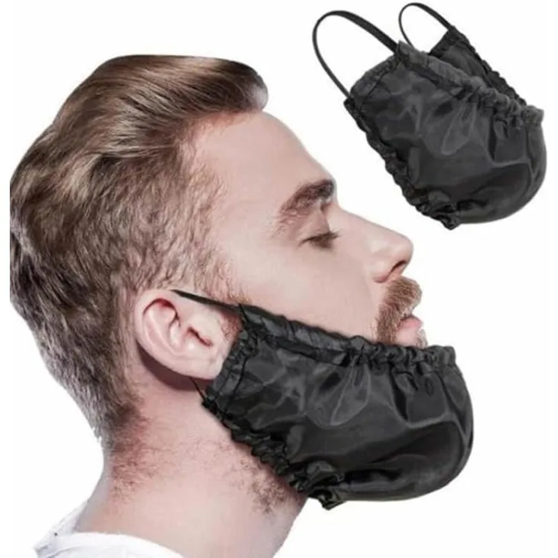 باندانا تشكيل اللحية للرجال قابلة للتعديل، غطاء وجه مقاوم للماء، أداة تصفيف عمامة، مجموعة أساسية لصالونات الحلاقة