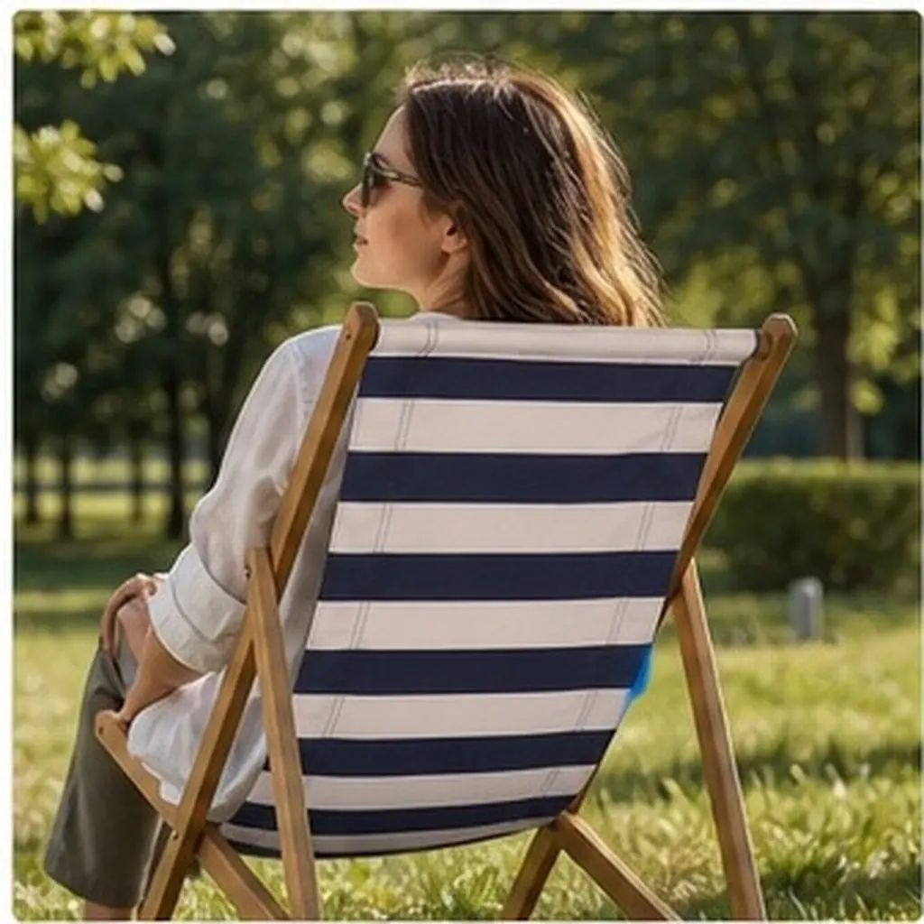 1Set Folding Chair Seat Replacement Canvas Heavy-Duty Breathable Outdoor Camping Chair Repair Cloth for Director Game Yard