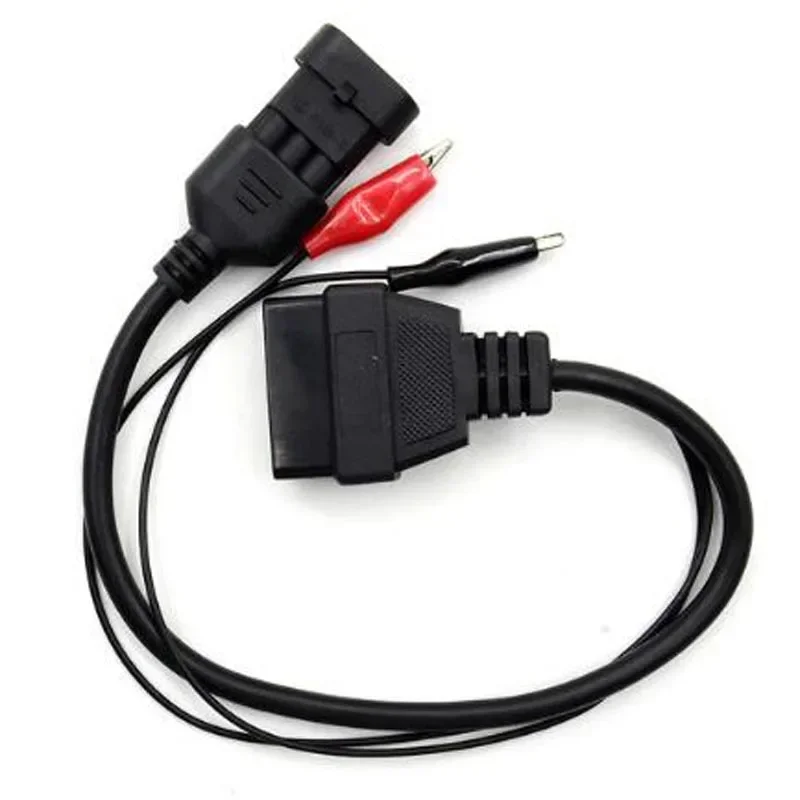 

For Fiat / Alfa/ Lancia 3 Pin to 16 Pin OBDII OBD2 connector Adapter Auto- Car Cable For Fiat 3pin Female Diagnostic Cable
