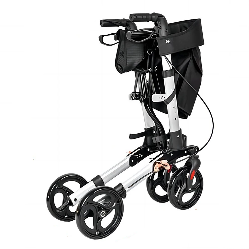 Foldable Adjustable Standing Walker Users Rehabilitation Training for Adult Walking Training Equipment Walker