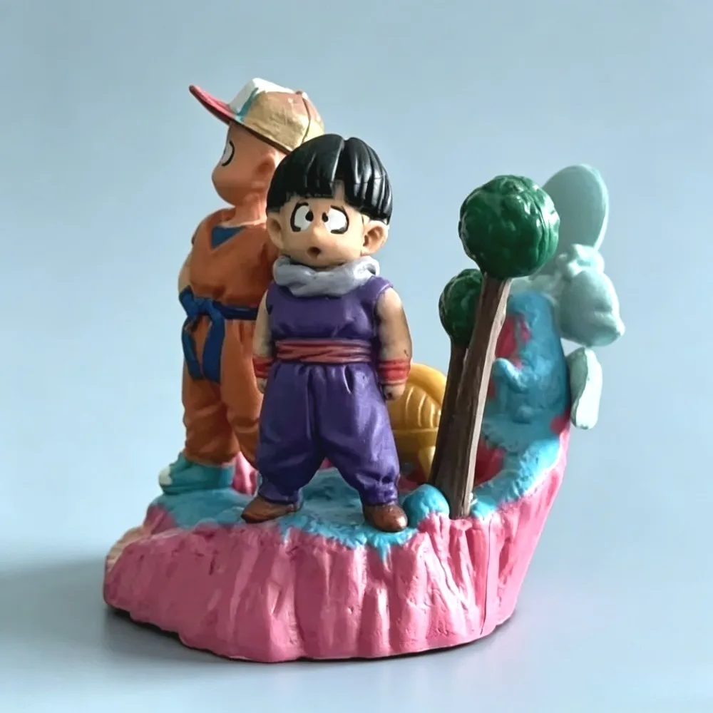 6cm/2.36in Anime Dragon Ball Figure Krillin And Gohan Action Figures Pvc Statue Desktop Ornamen Collection Model Toys Gifts - view 4