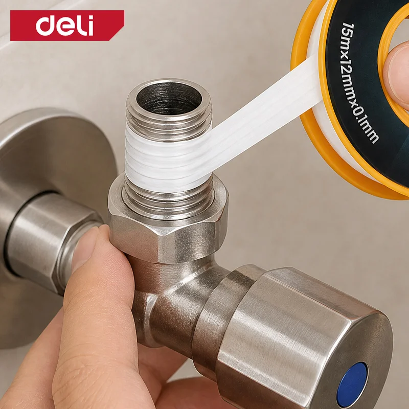 Thickened PTFE Thread Seal Tape Strong Sealing Corrosion Resistant For Plumbing Pipe Fittings Anti Aging Leak Proof Plumber Tool