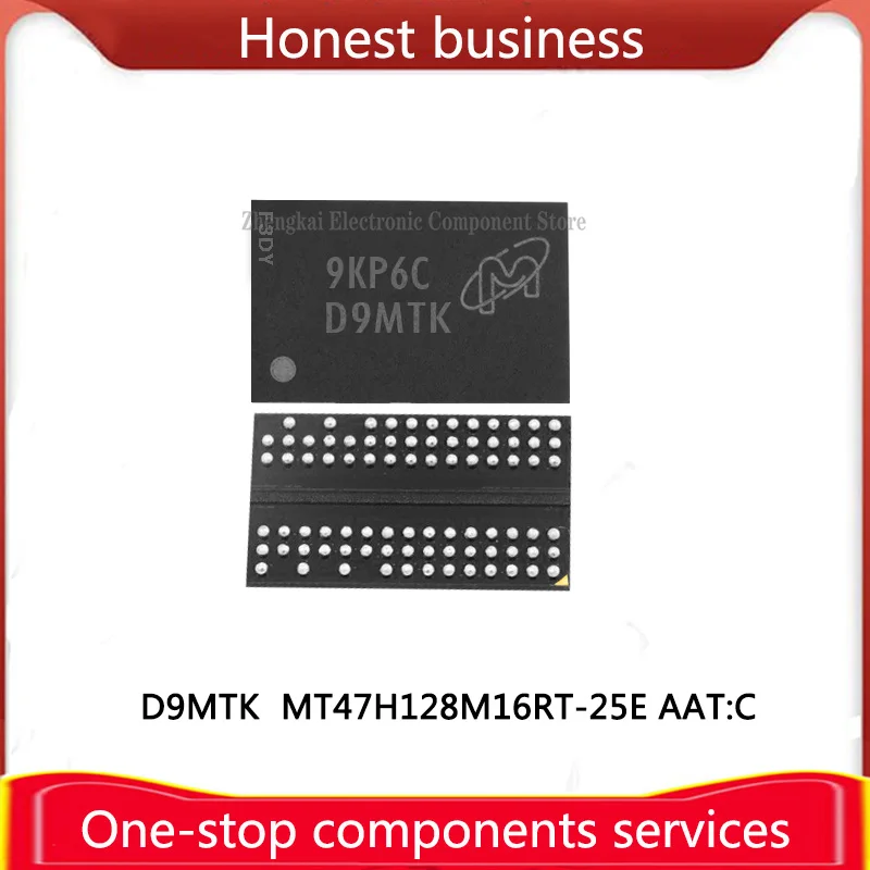 MT47H128M16RT-25E AAT:C D9MTK 84FBGA DDR2 2Gb MT47H32M16BN-37E:D D9GKW 512MB MT47H16M16BG-37E:B Z9DNF 256MB Chip Memory